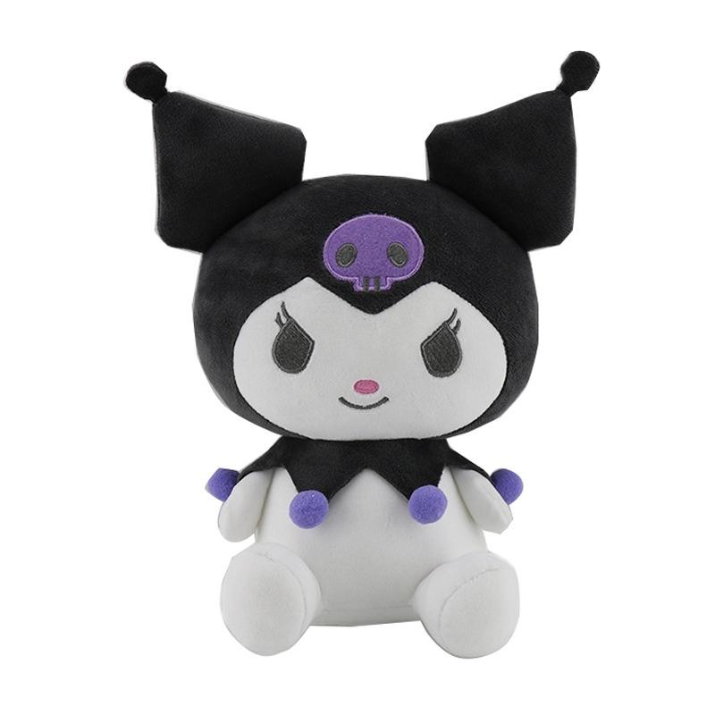 Cute Cartoon Kawaii Kuromi Plush Toy In 25cm Soft And Stuffed Design