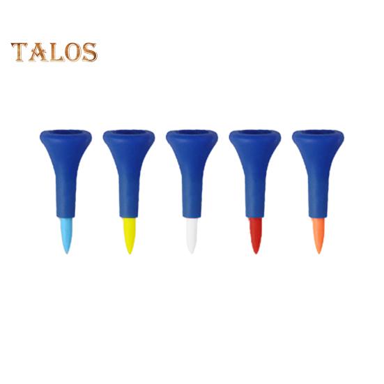 5 шт. футболок для гольфа, небьющиеся пластиковые футболки для гольфа оптом с широким мягким резиновым колпачком, уменьшающим трение, боковое вращение, аксессуары для гольфа для мужчин