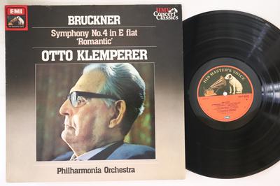 LP-пластинка ОТТО КЛЕМПЕРЕР, ОРКЕСТР ФИЛАРМОНИИ - Брукнер: Симфония №. 4 ('романтический SXLP30167 HIS MASTER'S VO 1973 Великобритания Классика Б/У'