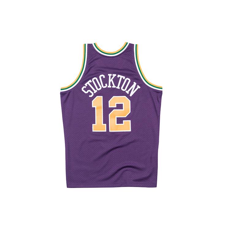 Mitchell & Ness Юта Джаз 1991 92 Карл Мэлоун Swingman Джерси SMJYCP18006-UJAPURP91JST