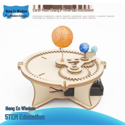 Набор для сборки модели Земля-Луна-Солнце для детей - STEM образовательный научный эксперимент