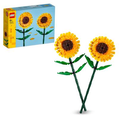 LEGO Ботанический LEGO Подсолнух Игрушка Подарок День Рождения Блок Рождество Девочки Мальчики Дети 8 Лет 9 Лет Ученики Начальной Школы Букет