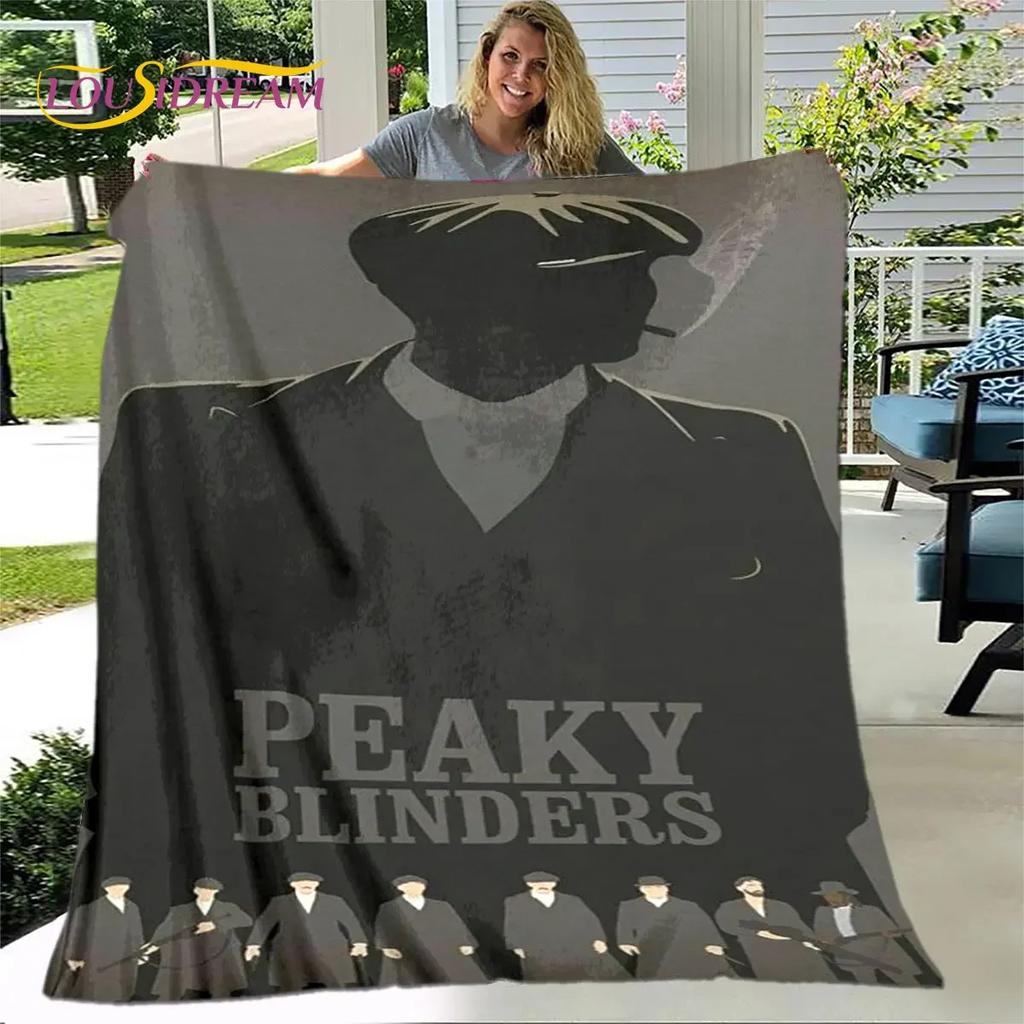 Мягкое плюшевое одеяло Peaky Blinders с Томом Шелби, фланелевое одеяло-плед для гостиной, спальни, кровати, дивана, пикника, покрывало для детей