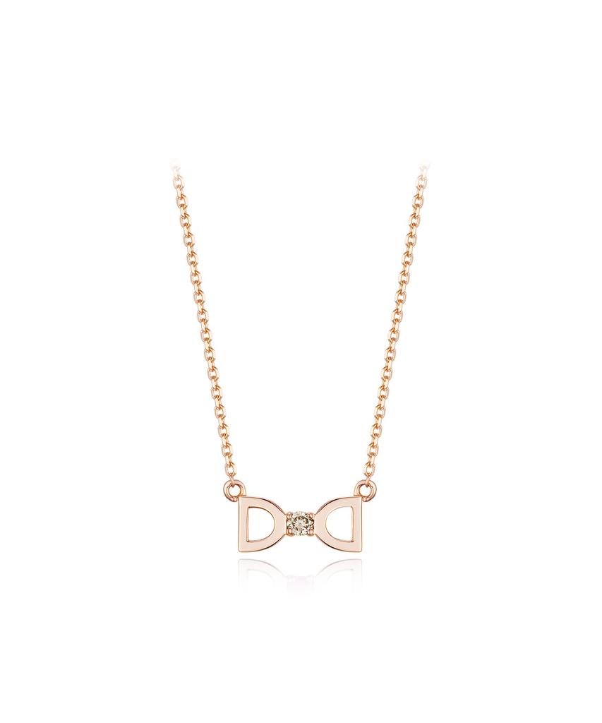 Didier Dubot Miss Doo Brown Diamond 14K Gold Necklace Jdrnrxf404S