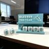 Desk Running Mileage Trackers for Recording Mileage Running Pedometer and Goal Setter Fitness Motivation Display Gift