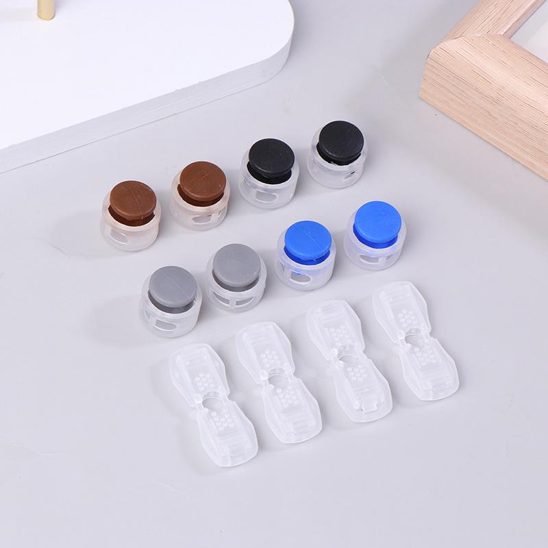 Пружинный замок Регулируемая пряжка Шнурки без завязок Быстрые шнурки для кроссовок Застежки-кнопки Шнурки Пряжка Зажим для шнурка Устройство для фиксации шнурков