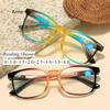 High-definition Reading Glasses Fashionable Large Frame Presbyopia Glasses for Women Anti Blue Light Far Sight Glasses