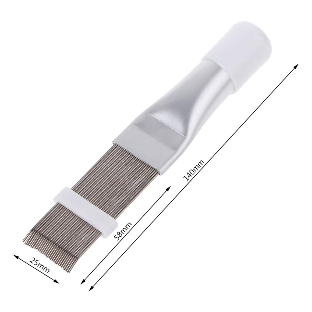 Univers Air Conditioning Fin Comb Plastic/Stainless Steel Condenser Radiator Fin Brush Fin Comb Kits Repair Cleaning Tools