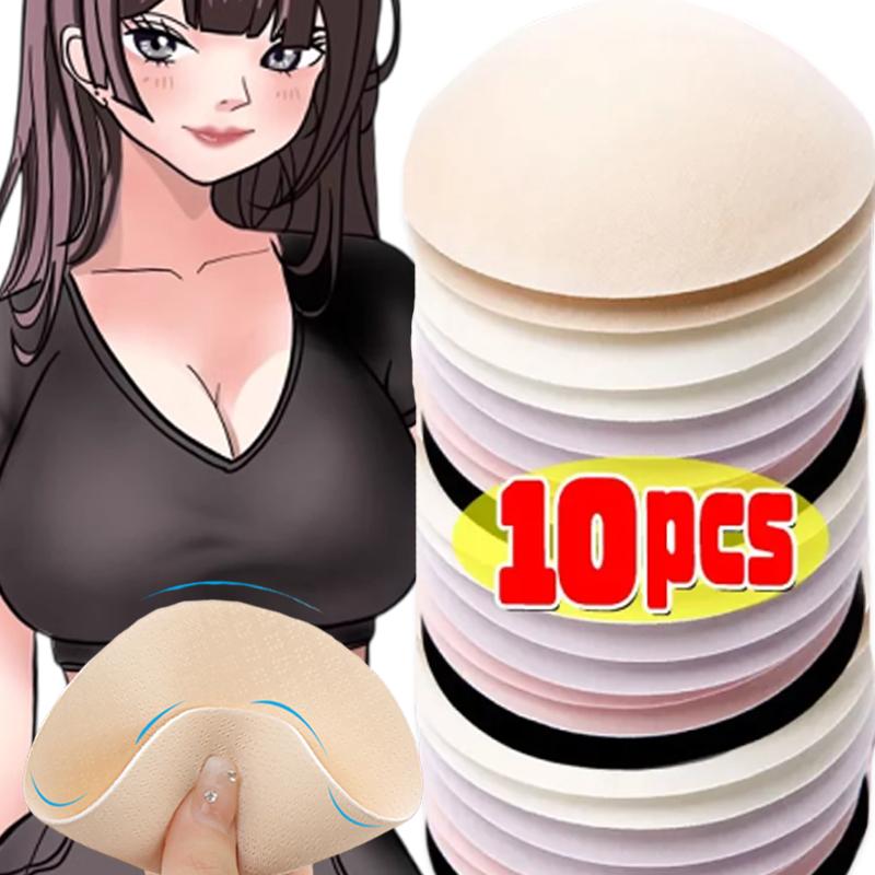 2/10 шт. Удобные губчатые вкладыши для push-up бюстгальтера для женщин. Незаметные съемные подушечки для улучшения формы при занятиях спортом и в повседневной носке