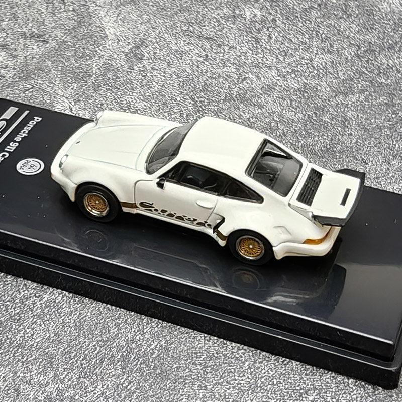 PARA64 1:64 911 Carrera RSR 3.0 1974 Статическая модель автомобиля из литого алюминиевого сплава, коллекционный предмет для мальчиков, декоративный элемент.