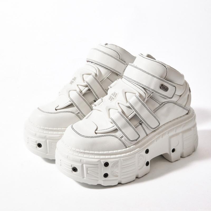 Готические ботильоны, женские кроссовки, новая панк-стиль, женская обувь на шнуровке, высота каблука, обувь на платформе, женский металлический декор