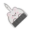 Dustpan and Brush Set Cartoon Mini Portable Cleaning Broom with Dust Pan for Desk Rabbit