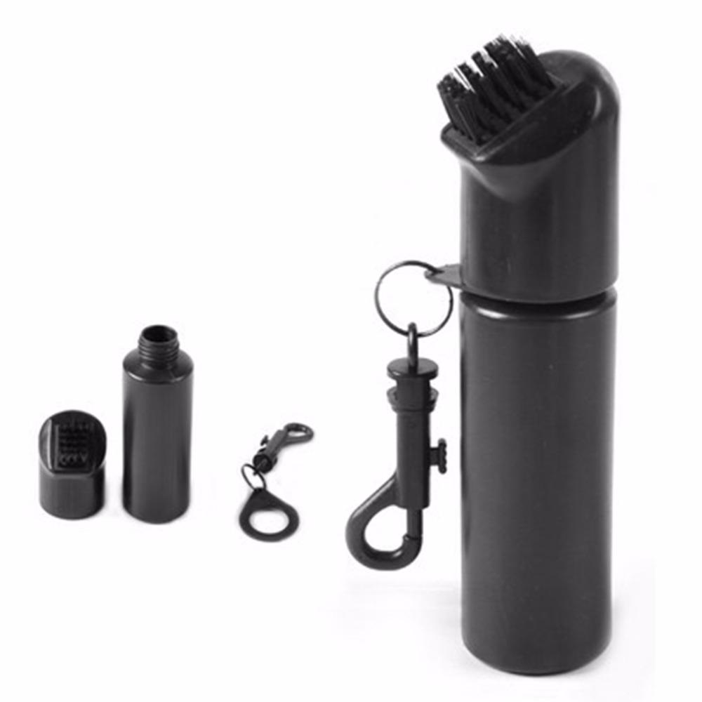 Golf Club Ball Cleaning Brush Set with Water Bottle Dual-Head Scrub Brush for Irons Woods & Golf Balls Durable Golf Accessories