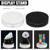 360°Rotating Electric Turntable Display Stand Jewelry Photography Show Holder