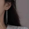 Niche Design 2024 Tassel Line Earrings for Women: Slimming, Fashionable, and Elegant