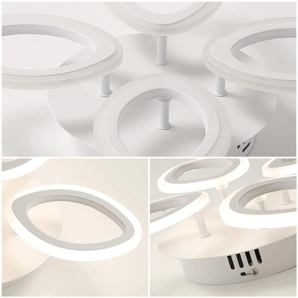 Современный светодиодный потолочный светильник мощностью 45 Вт с регулируемой яркостью и возможностью дистанционного управления