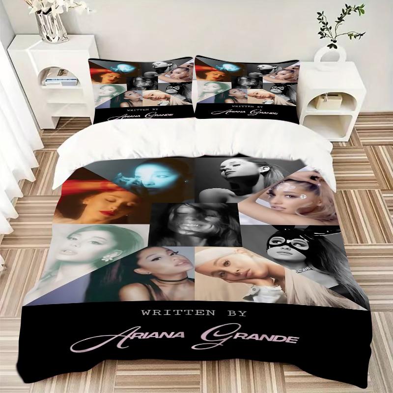 3Pcs Ariana Grande'S Artistry Bedding Sets For All Sizes New 3D Printed Bed Cover Comforter Duvet Cover Pillowcase Bedroom Decoration