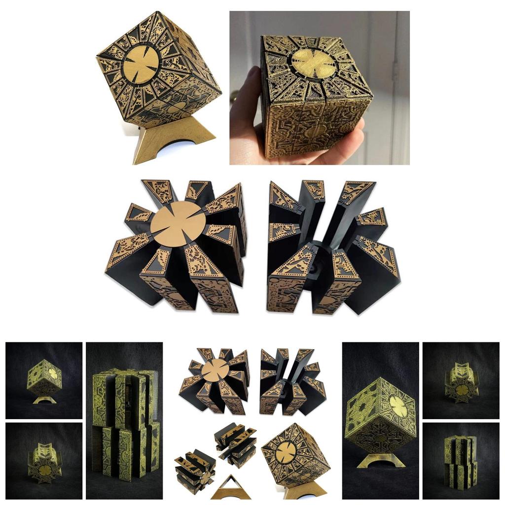 Коробка-головоломка Замок Креативный и прочный кубик-головоломка для любителей головоломок и поклонников головоломок для мозга Ручная работа из АБС-материала