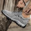 2025 Высокое качество Мужские походные ботинки Открытые низкие ботинки для охоты, треккинга, кроссовки больших размеров, сетка, кожа, мужская обувь для туризма и путешествий