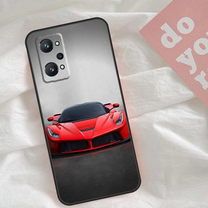 Крутой чехол-спортивная машина для Realme C65 C67 C71 C63 C61 C55 C51 C53 C35 C75 10 11 12 13 14 Pro Plus GT6 GT7 Pro