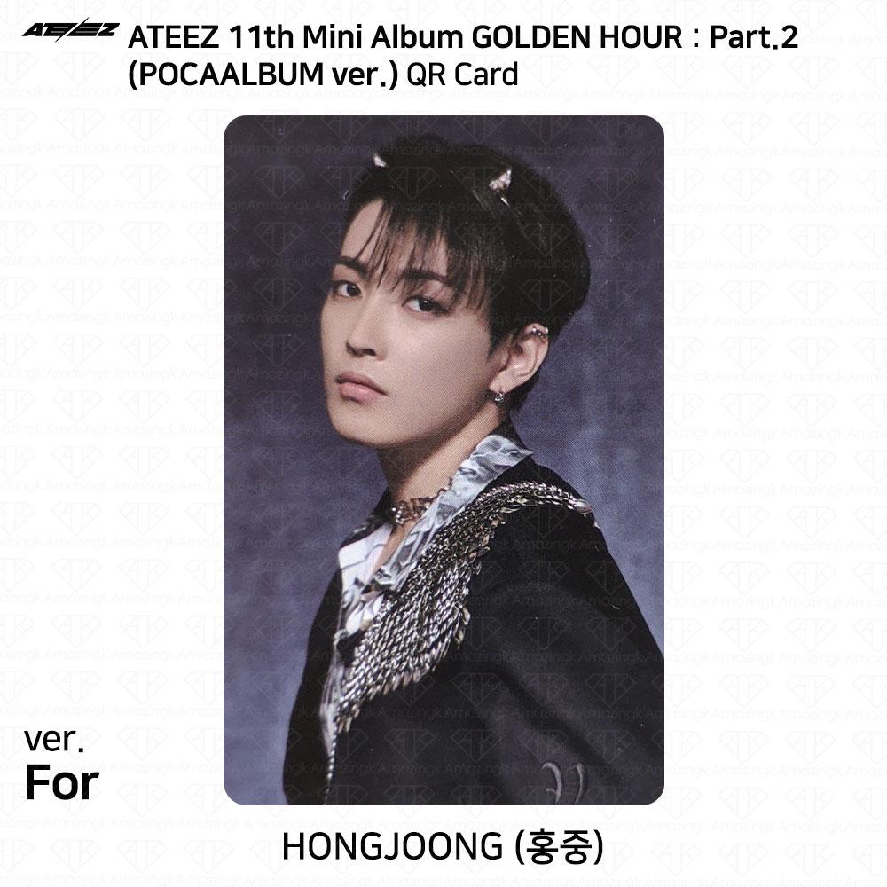 ATEEZ 11-й мини-альбом Golden Hour Часть 2 POCAALBUM Фотокарточка ДЛЯ VER