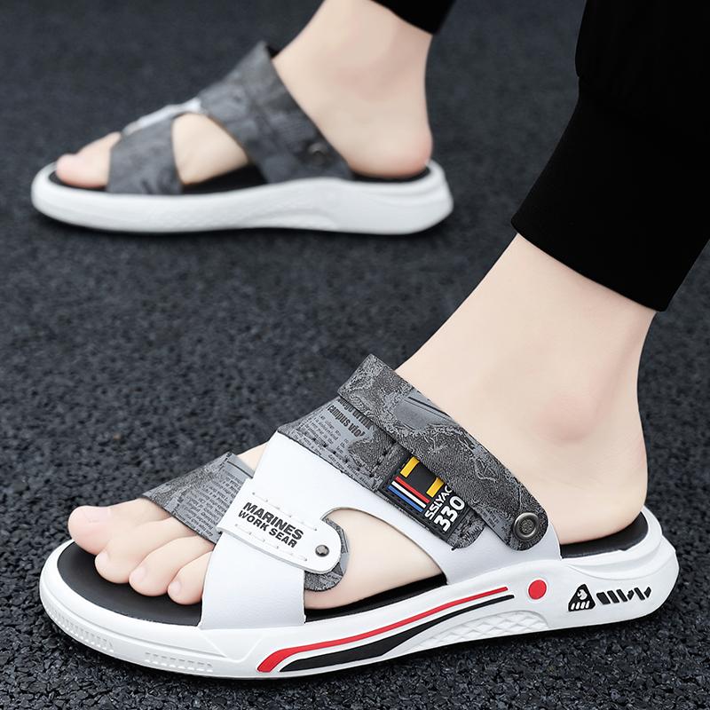 Men's Sandals 2024 Brand Designer Shoes Outdoor Beach Slippers for Men Casual Shoes High Quality Non Slip Loafers Man Slippers
