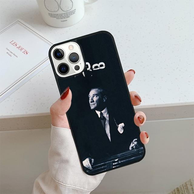 Чехол для телефона Мустафы Кемаля Ататюрка Для iPhone 17 Air 13 12 14 15 16 Чехол Для Apple 14 15 16 Pro Max Plus Coque