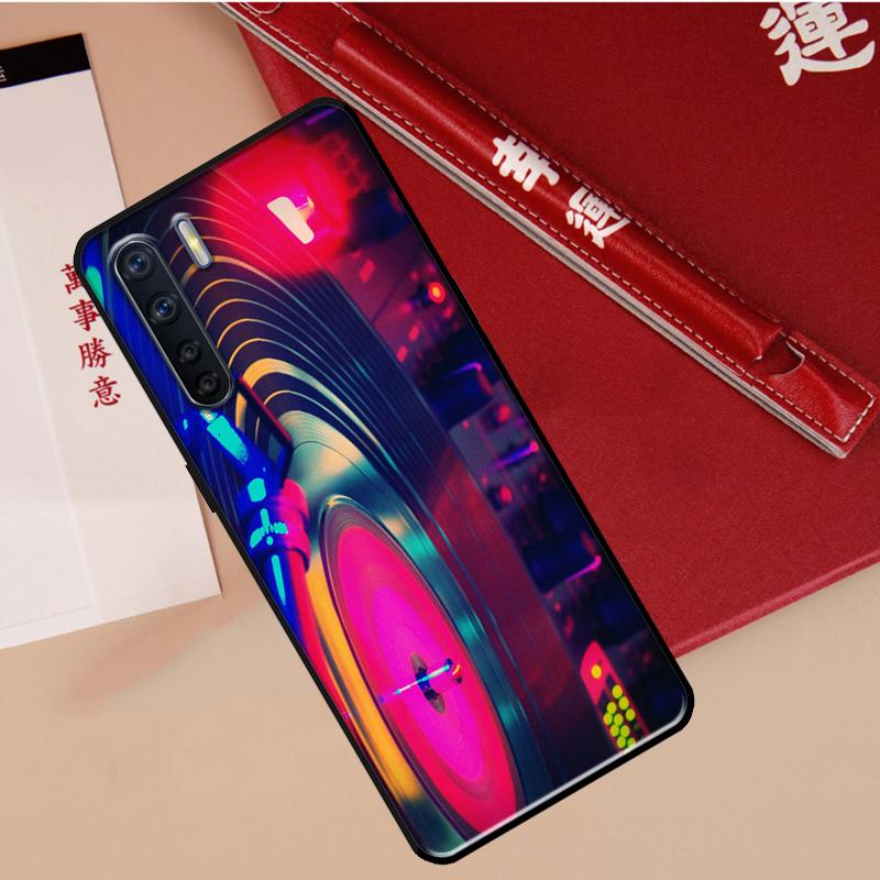Ddj Dj Музыкальный чехол для Oppo A78 A38 A80 A60 A40 A18 A98 A58 A96 A76 A16 A94 A74 A54 A15 A17 A57 A77 A5 Pro