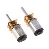 DC 3V-12V Мини-микрометаллический редукторный двигатель N20 с шестерней, DC-двигатели 60 об/мин, низкая скорость, полностью металлический редуктор, игрушка