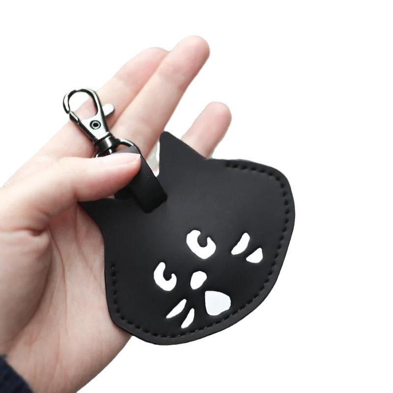 Брелок «Удивленный кот»: Унисекс чехол для автомобильного ключа и симпатичная сумка для хранения подвеска
