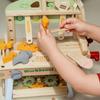 Toy Workstation with Tools Child-Centered Wooden Play Safe