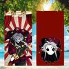 T- Цирк Уродцев Пьеро Полотенце Микрофибра Пляжное Полотенце, Быстросохнущее, Не Прилипает Песок, Ультратонкое Волокно, Супер Мягкое.