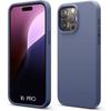 Protective Case - BOOLING - for iPhone 16 Pro - Soft Silicone - Midnight Blue - Matte Effect