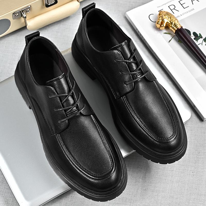 Повседневная обувь из натуральной кожи Elegantes Men Lace Up Oxford Shoes Outdoor Business Men's Dress Shoes Handmade Man Formal Flats