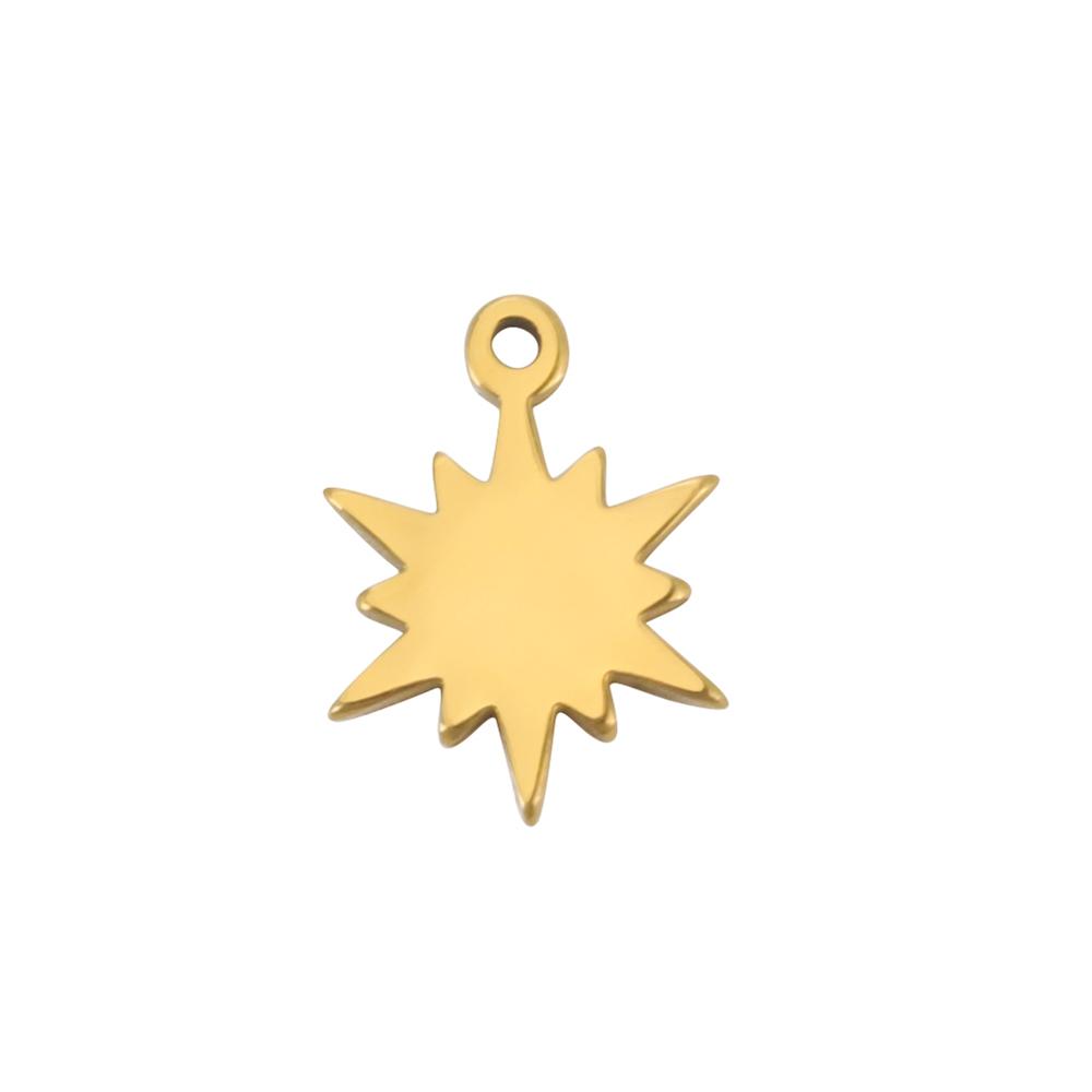 5pcs Tiny Crosses Stars Hearts Charms For Jewelry Make Stainless Steel DIY Bracelet Earring Necklace Pendant Accessory