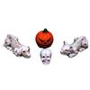Skeleton Dog Skull Pumpkin Skeleton Skull Ornament Mini Pumpkin Ornament  Halloween Decor Gifts