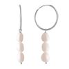 Серебряные серьги с натуральным жемчугом барочным 31.6ct (2069447)