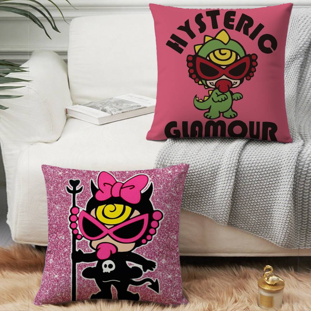 J-Japan H-Hysteric M-Mini Pillow Case Home Decor Throw For Sofa Bed Car Room Decor Gift Idea