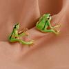 2Pcs Rings Lightweight Handmade Tree Frog Finger Ring Animal Accessory Jewelry