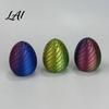 Twisting Sensory Toy Funny Twist Fidget Egg 3D Printed Spiral Easter Figurine Durable Rotating Puzzle for Adults Stress Anxiety Relief