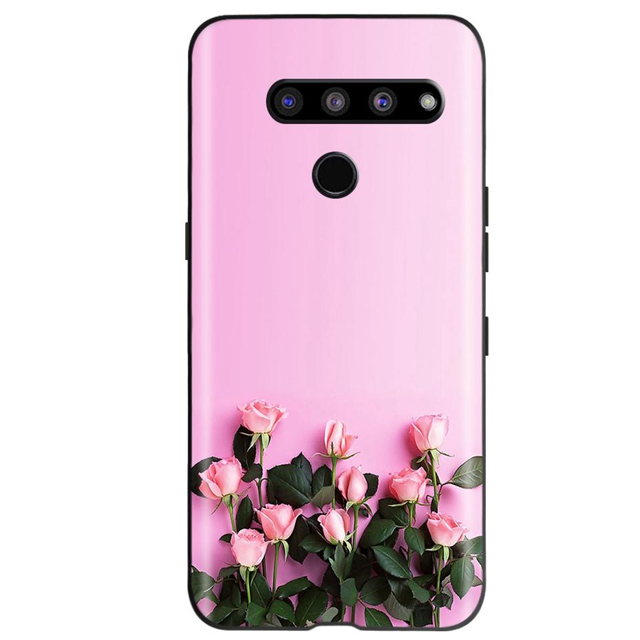 Чехол для LG V50 ThinQ 5G Модный узор Мягкий силиконовый ТПУ Чехол для телефона Для LG V50S ThinQ 5G V50 50S V500N V450 V510N Funda