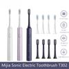 Sonic Electric Toothbrush T302 3colors 4 Brush Heads IPX8 Water Proof 360° Wireless Charging 4 Modes Cleaning Teeth