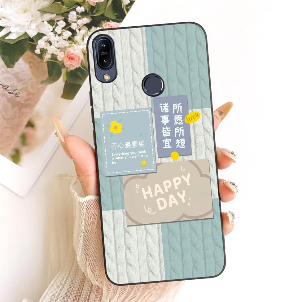 Casing For Asus ZB602KL Cover For Asus Zenfone Max Pro M1 Case Silicone Cute Cat Fashion Butterfly Funny Painted