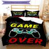 3pcs Game Controller Bedding Set Duvet Cover Closure Includes 1 Duvet Cover & 2 Pillowcases, Soft and Comfortable for All Seasons.