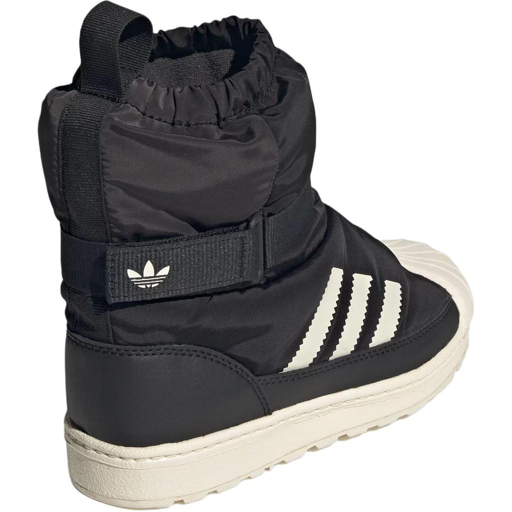 adidas Оригинальные SUPERSTAR 360 Водонепроницаемые Высокие Ботинки Черные Детские JQ7949