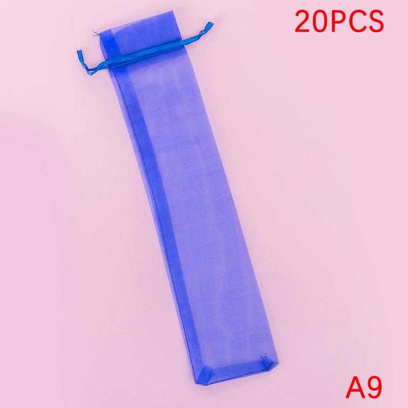 20 шт. складной веерный мешочек из органзы с завязками, складной карманный веерный мешочек для наружной свадебной вечеринки, подарочные пакеты