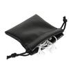 PU Leather Headset Bag Draw String Bag Earphone Cable Pouch Multi-functional Headphone Bags  Makeup