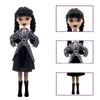 25 см Wednesday Addams Милая фигурка Детские игрушки Семейка Аддамс Аниме BJD Кукла Украшение комнаты DIY Модель Подарки на день рождения