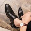 Leather Shoes Men Gingham Buckle Classic Business Shoes for Male Luxury Brand Antiskid Cozy Men Loafers Design Shoes Men