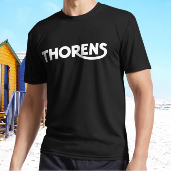 New Thorens Turntables Logo (white ink) Active T-Shirt Funny Size S - 5XL